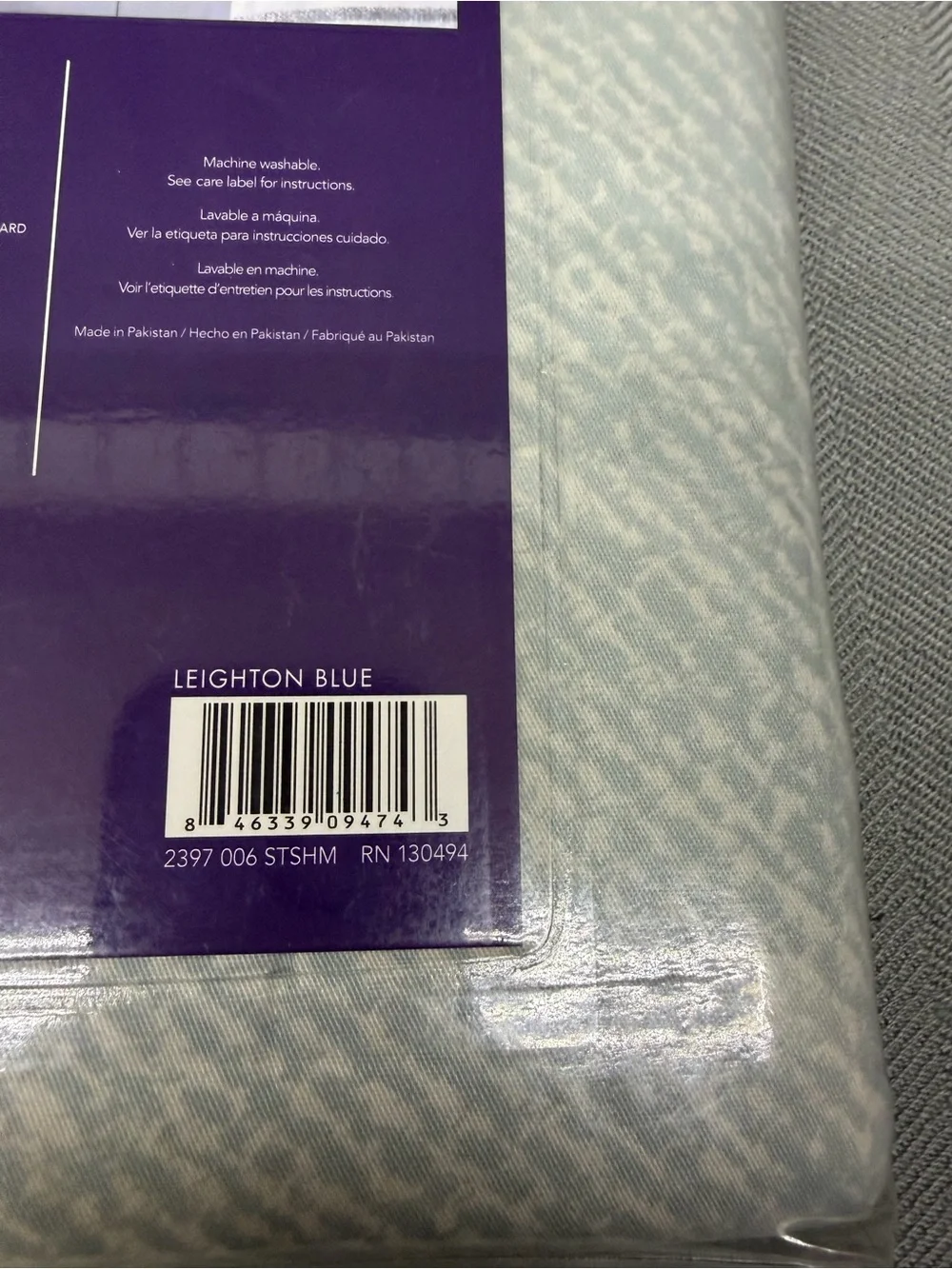 NWT Oscar, Oliver standard pillow shams, set of two leighton blue